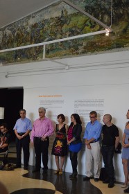 Ali Cordero en el Museo Acarigua-Araure durante una inauguración de exposiciones 0